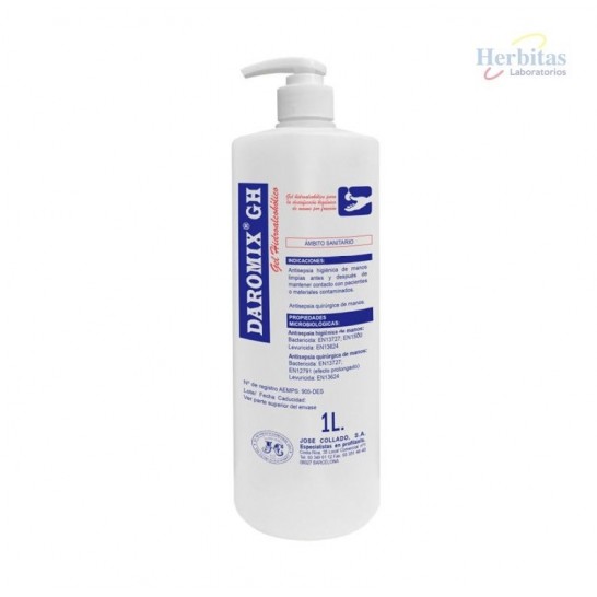 Daromix GH Gel Hidroalcohólico 1L