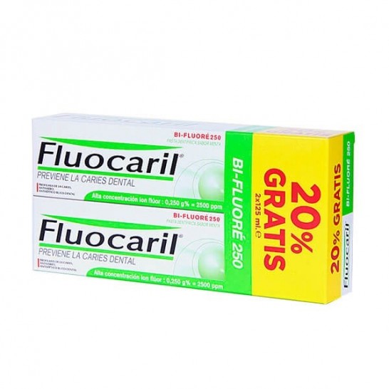 Dentífrico Floucaril BiFluore 2x125 ml Formato Ahorro