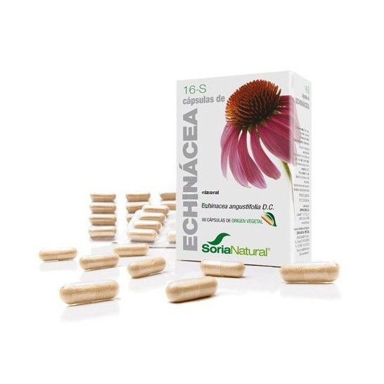 Cápsulas 16S Echinacea Soria Natural